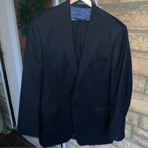 LRL Ralph Lauren Navy Wool Mn’s Suit Sz 42L/36X29